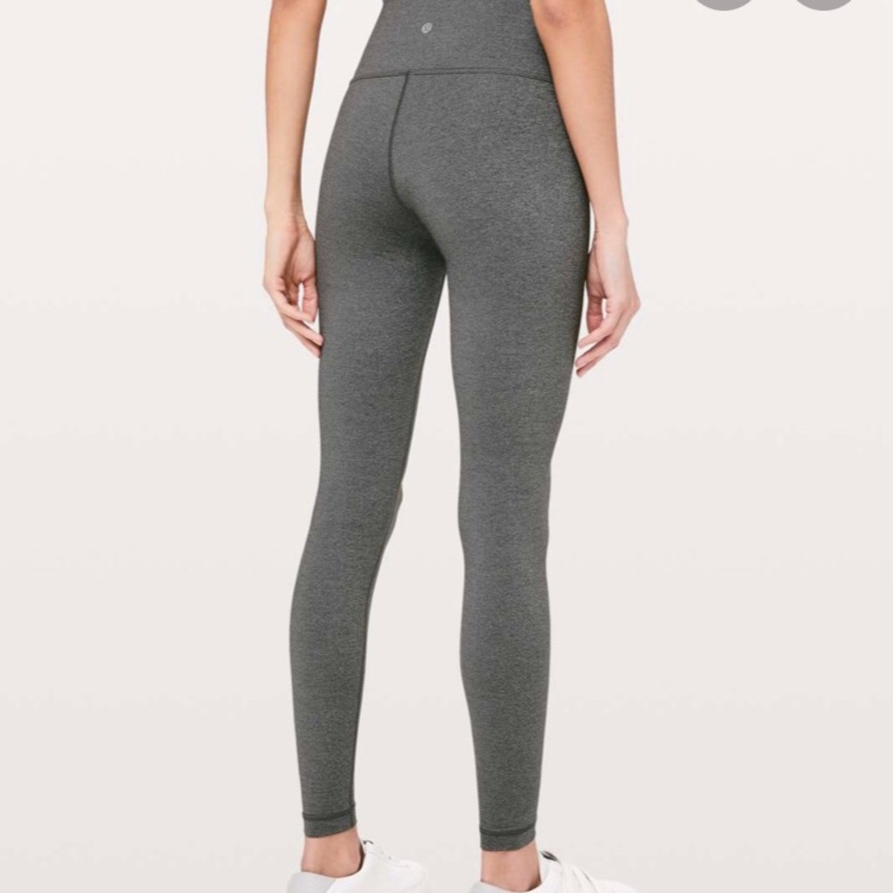 Gray lululemons size 6